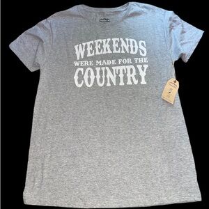 Weekends were made for the country t-shirt new with tag size mens medium